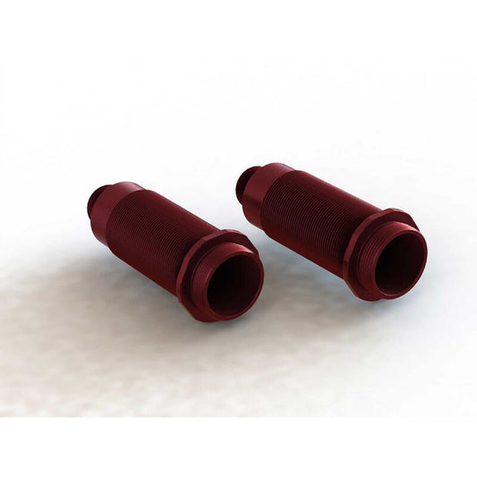 Aluminum Shock Body 16x62mm Red (2) by Arrma