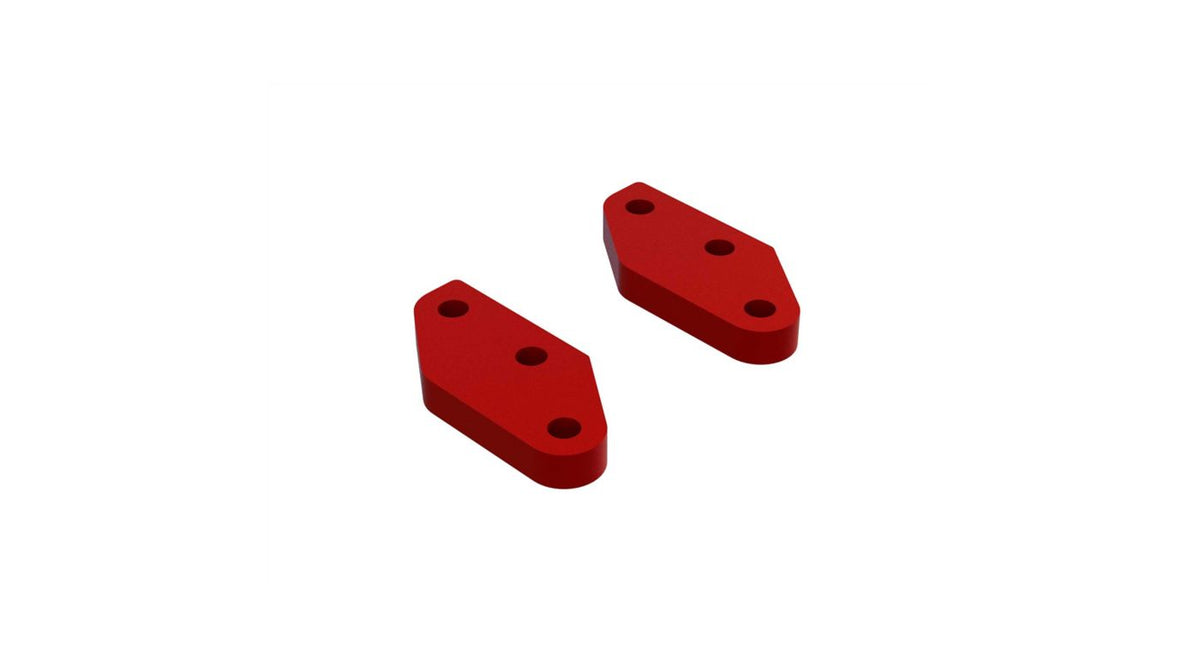 Aluminum Steering Plate A (Red) (2)