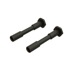 Steel Steering Post 6x42mm Black (2) by Arrma