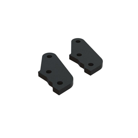 Aluminum Steering Plate Black (2) by Arrma