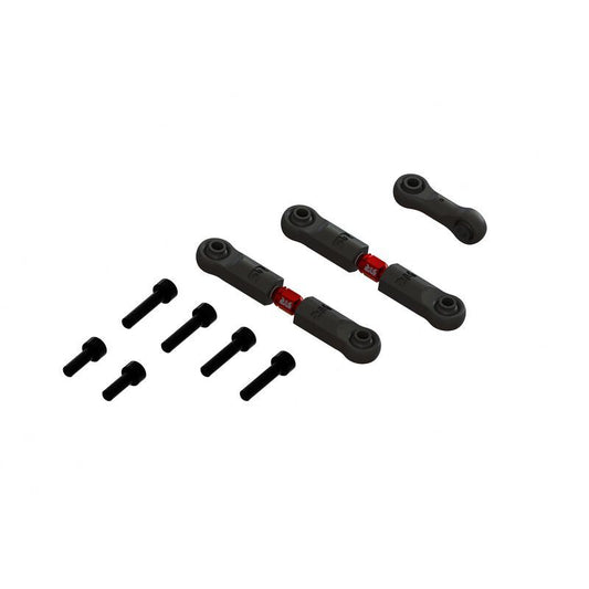 Aluminum Adjustable Steering Links Set B (2pcs) - MOJAVE GROM by Arrma