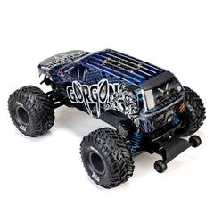 1/10 GORGON 223S 2WD RTR Brushless Monster Truck, Blue/Black by ARRMA