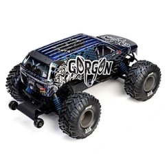 1/10 GORGON 223S 2WD RTR Brushless Monster Truck, Blue/Black by ARRMA
