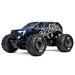 1/10 GORGON 223S 2WD RTR Brushless Monster Truck, Blue/Black by ARRMA