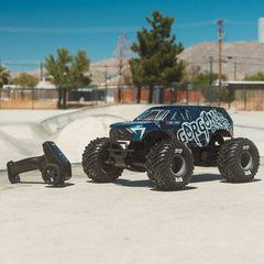 1/10 GORGON 223S 2WD RTR Brushless Monster Truck, Blue/Black by ARRMA