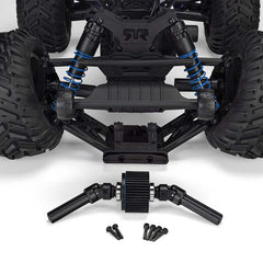 1/10 GORGON 223S 2WD RTR Brushless Monster Truck, Blue/Black by ARRMA