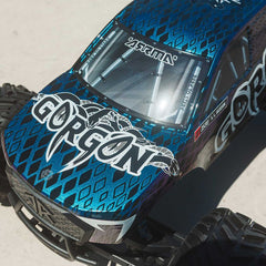 1/10 GORGON 223S 2WD RTR Brushless Monster Truck, Blue/Black by ARRMA