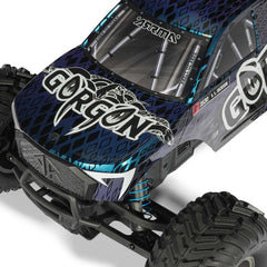 1/10 GORGON 223S 2WD RTR Brushless Monster Truck, Blue/Black by ARRMA