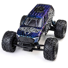 1/10 GORGON 223S 2WD RTR Brushless Monster Truck, Blue/Black by ARRMA