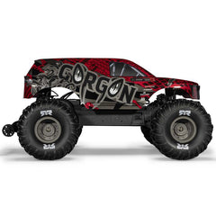 1/10 GORGON 223S 2WD RTR Brushless Monster Truck, Red/Black by ARRMA