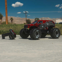 1/10 GORGON 223S 2WD RTR Brushless Monster Truck, Red/Black by ARRMA