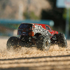 1/10 GORGON 223S 2WD RTR Brushless Monster Truck, Red/Black by ARRMA