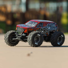 1/10 GORGON 223S 2WD RTR Brushless Monster Truck, Red/Black by ARRMA