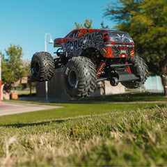 1/10 GORGON 223S 2WD RTR Brushless Monster Truck, Red/Black by ARRMA