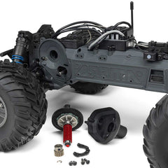 1/10 GORGON 223S 2WD RTR Brushless Monster Truck, Red/Black by ARRMA