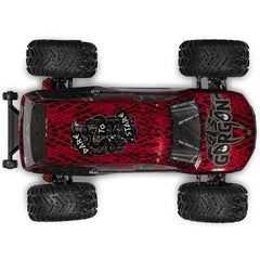 1/10 GORGON 223S 2WD RTR Brushless Monster Truck, Red/Black by ARRMA