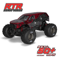 1/10 GORGON 223S 2WD RTR Brushless Monster Truck, Red/Black by ARRMA
