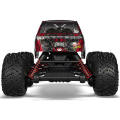 1/10 GORGON 223S 2WD RTR Brushless Monster Truck, Red/Black by ARRMA