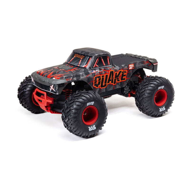 1/10 QUAKE 223S DSC 2WD RTR Brushless Monster Truck, Red by ARRMA