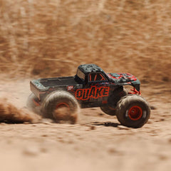 1/10 QUAKE 223S DSC 2WD RTR Brushless Monster Truck, Red by ARRMA