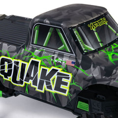 1/10 QUAKE 223S DSC 2WD RTR Brushless Monster Truck, Green by ARRMA
