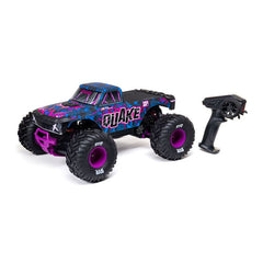 1/10 QUAKE 223S DSC 2WD RTR Brushless Monster Truck, Purple by ARRMA