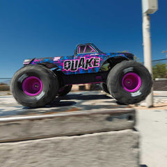 1/10 QUAKE 223S DSC 2WD RTR Brushless Monster Truck, Purple by ARRMA
