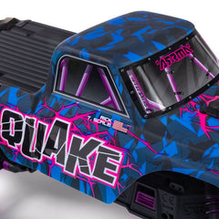 1/10 QUAKE 223S DSC 2WD RTR Brushless Monster Truck, Purple by ARRMA