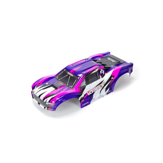 VORTEKS 4X4 BLX Painted Decal Trimmed Body(Purple) by ARRMA