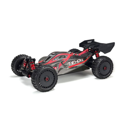 Body Painted w/Decals Typhon 6S Black/Red by Arrma