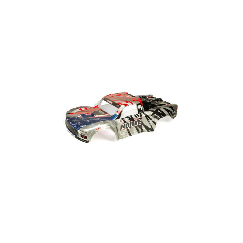MOJAVE 6S BLX Finished Body (Sliver/Red) by ARRMA