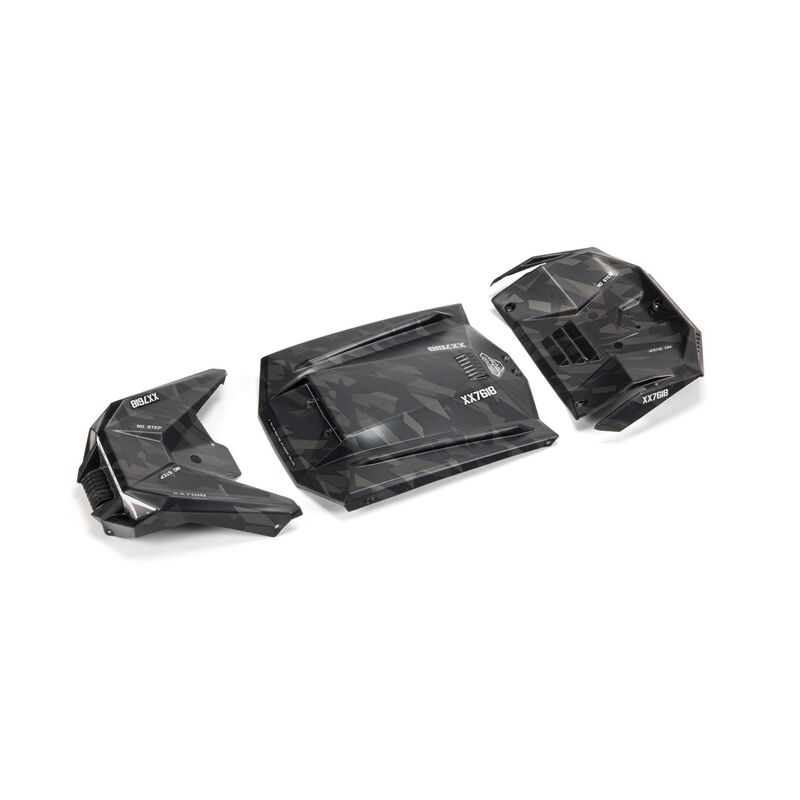 FIRETEAM Exterior Body Panels Painted Black Camo
