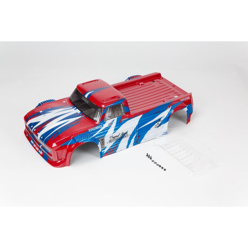 INFRACTION 4X4 MEGA Finished Body Red by Arrma