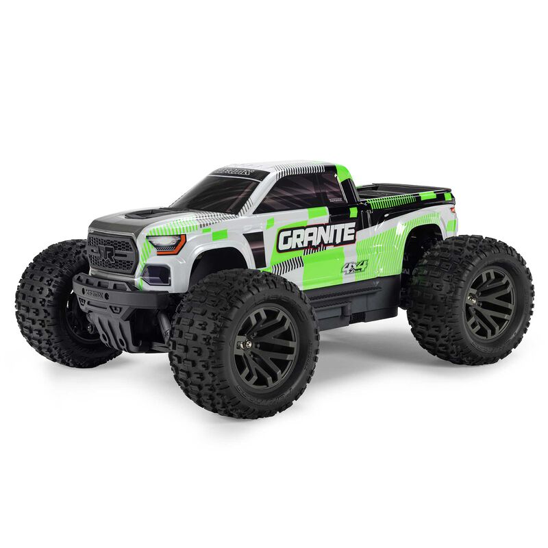 1/10 GRANITE MEGA 665 4X4 RTR Brushed Monster Truck, Green (Requires Battery and