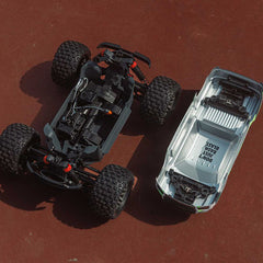 1/10 GRANITE MEGA 665 4X4 RTR Brushed Monster Truck, Orange (Requires Battery
