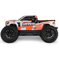 1/10 GRANITE MEGA 665 4X4 RTR Brushed Monster Truck, Orange (Requires Battery