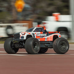 1/10 GRANITE MEGA 665 4X4 RTR Brushed Monster Truck, Orange (Requires Battery