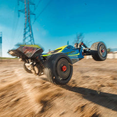 1/8 TYPHON MEGA 665 4X4 RTR Brushed Buggy, Blue (Requires Battery and Charger)