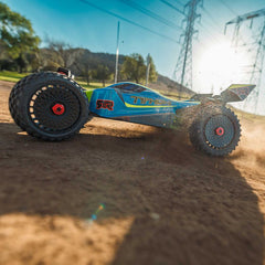 1/8 TYPHON MEGA 665 4X4 RTR Brushed Buggy, Blue (Requires Battery and Charger)