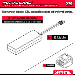 1/8 TYPHON MEGA 665 4X4 RTR Brushed Buggy, Blue (Requires Battery and Charger)