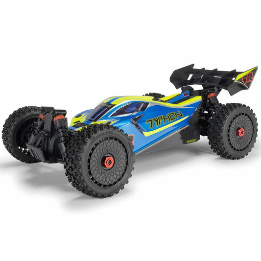 1/8 TYPHON MEGA 665 4X4 RTR Brushed Buggy, Blue (Requires Battery and Charger)