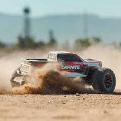 1/10 GRANITE 223S DSC 4X4 RTR Brushless Monster Truck, Red by ARRMA