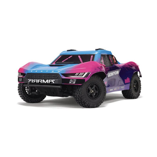 1/10 SENTON 223S BLX Brushless 4X4 Short Course Truck RTR with DSC, Blue by ARRM
