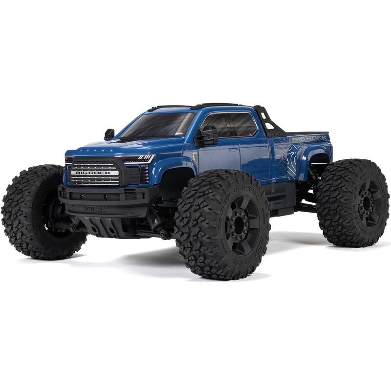 1/10 BIG ROCK 4X4 223S BLX BRUSHLESS STREET TRUCK RTR WITH DSC, (Blue) by ARRMA