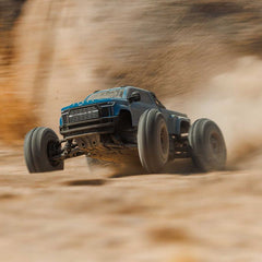 1/10 BIG ROCK 4X4 223S BLX BRUSHLESS STREET TRUCK RTR WITH DSC, (Blue) by ARRMA