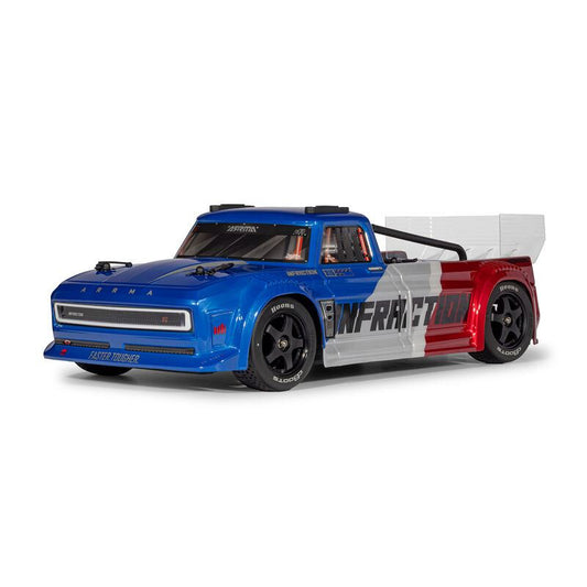 1/8 ARRMA INFRACTION 223S DSC 4x4 ALL Road Street Bash 65+ MPH RTR Blue by ARRMA