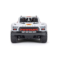 1/8 MOJAVE 4X4 4S BLX Desert Truck RTR, White by ARRMA
