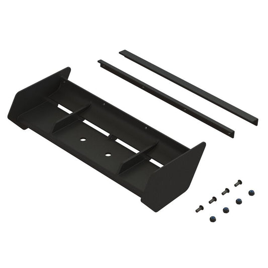 Adjustable Downforce Rear Wing Fits 1/8 6S Kraton, Typhon by Arrma