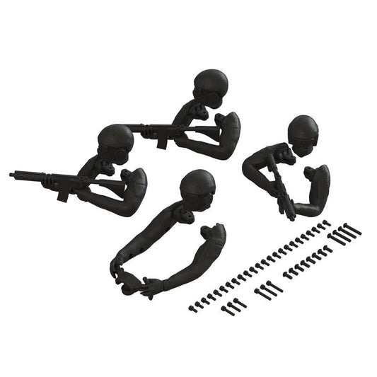 Driver Figure Set (Black) by Arrma