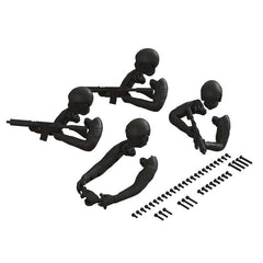 Driver Figure Set (Black) by Arrma